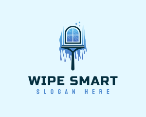 Window Wiper Cleaning logo design