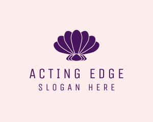 Purple Beauty Shell logo design