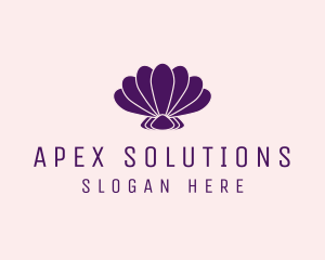 Purple Beauty Shell logo design