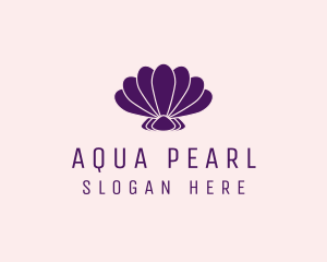 Purple Beauty Shell logo design