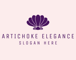 Purple Beauty Shell logo design