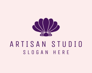 Purple Beauty Shell logo design