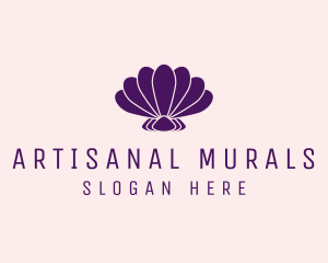 Purple Beauty Shell logo design