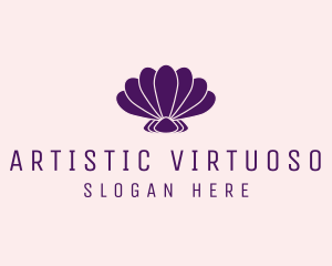 Purple Beauty Shell logo design