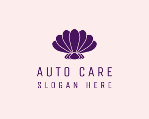 Purple Beauty Shell logo design