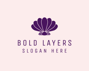 Purple Beauty Shell logo design