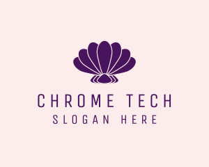 Purple Beauty Shell logo design