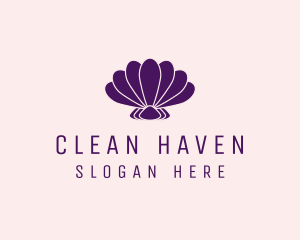 Purple Beauty Shell logo design