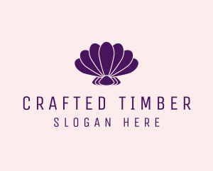 Purple Beauty Shell logo design