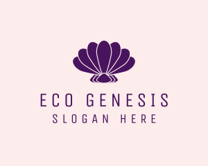 Purple Beauty Shell logo design