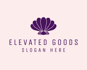 Purple Beauty Shell logo design