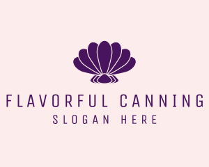 Purple Beauty Shell logo design