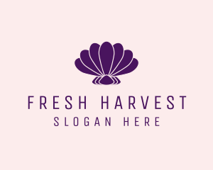 Purple Beauty Shell logo design