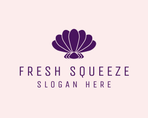 Purple Beauty Shell logo design