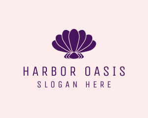 Purple Beauty Shell logo design