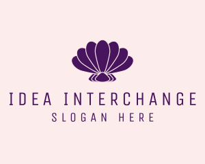 Purple Beauty Shell logo design