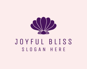 Purple Beauty Shell logo design