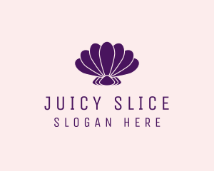 Purple Beauty Shell logo design