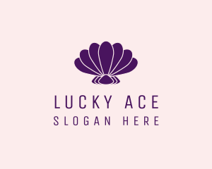 Purple Beauty Shell logo design