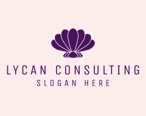 Purple Beauty Shell logo design