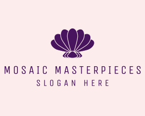 Purple Beauty Shell logo design