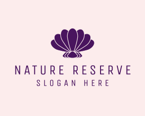 Purple Beauty Shell logo design