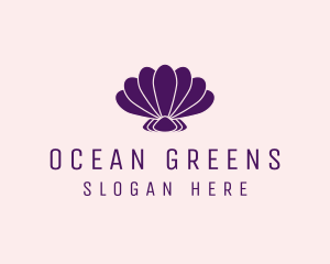 Purple Beauty Shell logo design