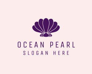 Purple Beauty Shell logo design