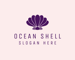 Purple Beauty Shell logo design