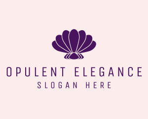 Purple Beauty Shell logo design