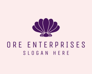 Purple Beauty Shell logo design