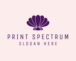 Purple Beauty Shell logo design