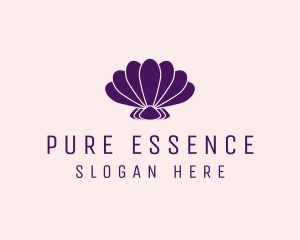 Purple Beauty Shell logo design