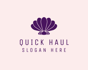 Purple Beauty Shell logo design