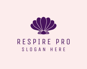 Purple Beauty Shell logo design