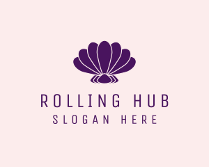 Purple Beauty Shell logo design