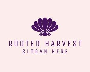 Purple Beauty Shell logo design