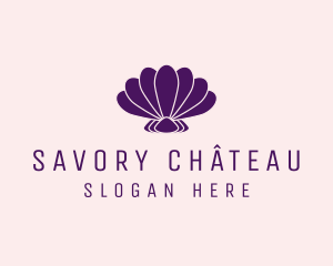 Purple Beauty Shell logo design