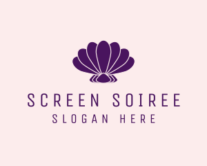 Purple Beauty Shell logo design