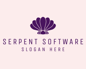 Purple Beauty Shell logo design