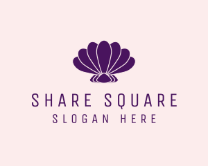 Purple Beauty Shell logo design