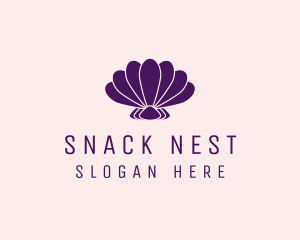 Purple Beauty Shell logo design