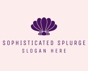 Purple Beauty Shell logo design