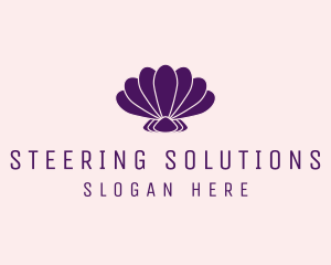 Purple Beauty Shell logo design