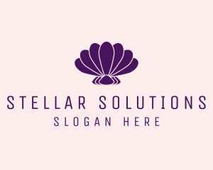 Purple Beauty Shell logo design