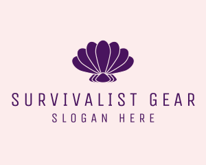 Purple Beauty Shell logo design