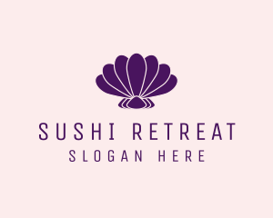 Purple Beauty Shell logo design