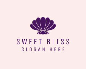 Purple Beauty Shell logo design