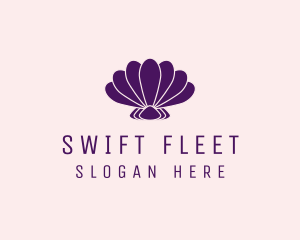 Purple Beauty Shell logo design