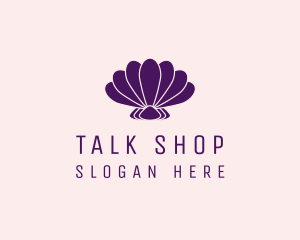 Purple Beauty Shell logo design